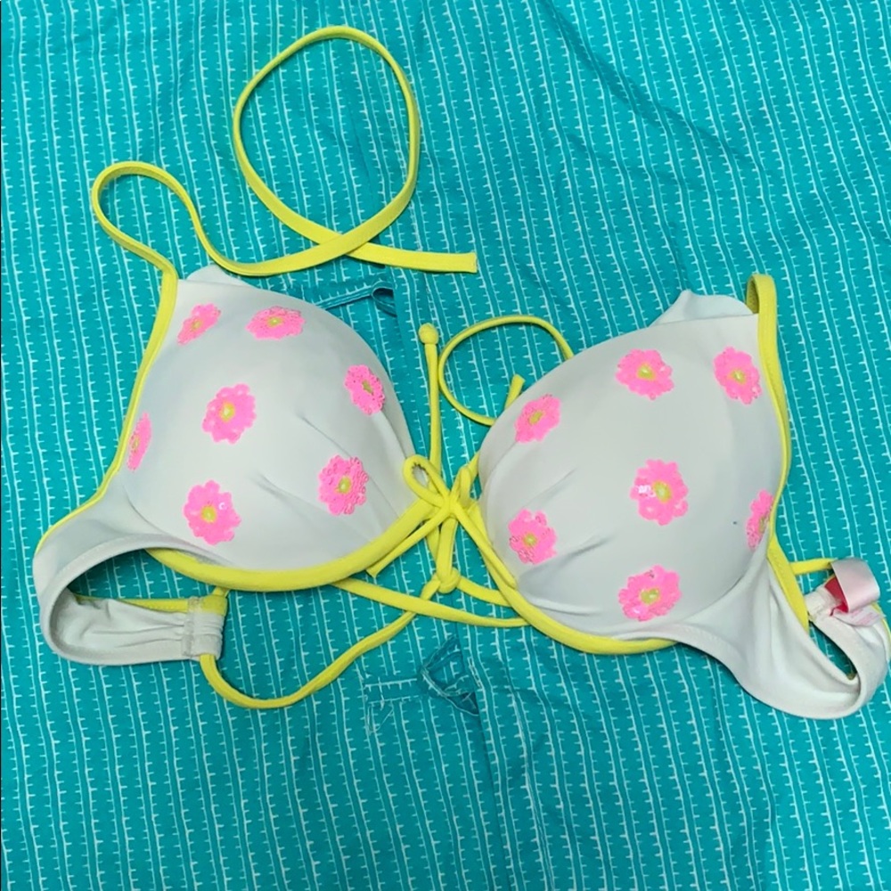 Push up swim top